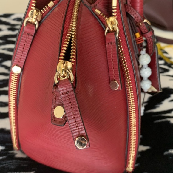 Rebecca Minkoff wine red satchel. - Picture 6 of 8